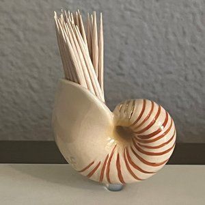 Nora Fleming She Sells Sea Shells (Red Sea Snail Shell) - RETIRED